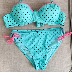 Adore Me Turquoise Bikini Swim Suit